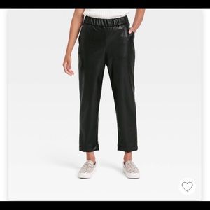 Target faux leather pants - brand new, never worn, just not my style